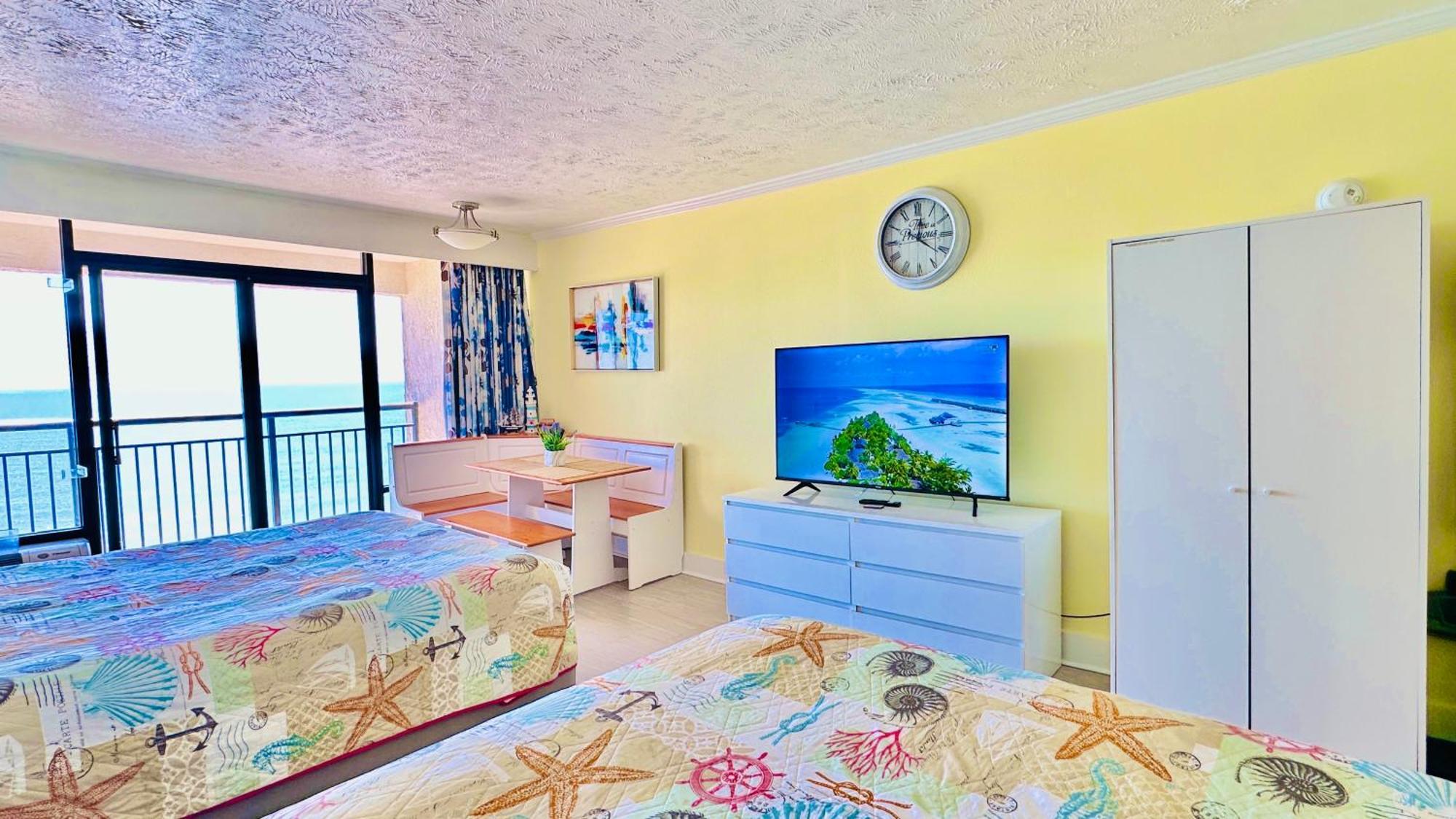 New ! Unique Oceanfront Condo At Ocean Reef Resort-Free Parking - Amazing Pools Миртл-Бич Экстерьер фото
